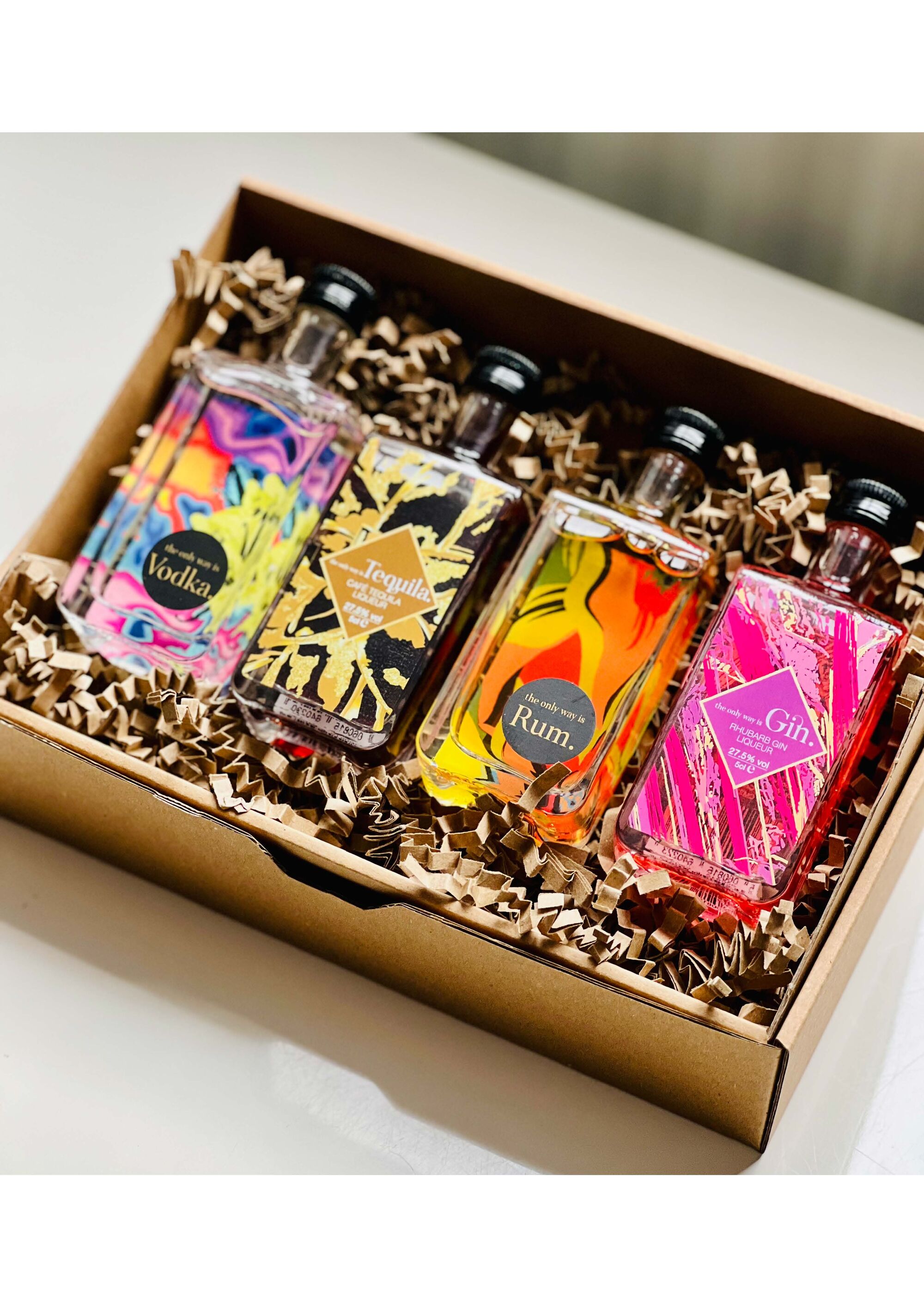 Luxury Spirits Gift Box Tasting Box | Gin | Rum | Tequila | Vodka